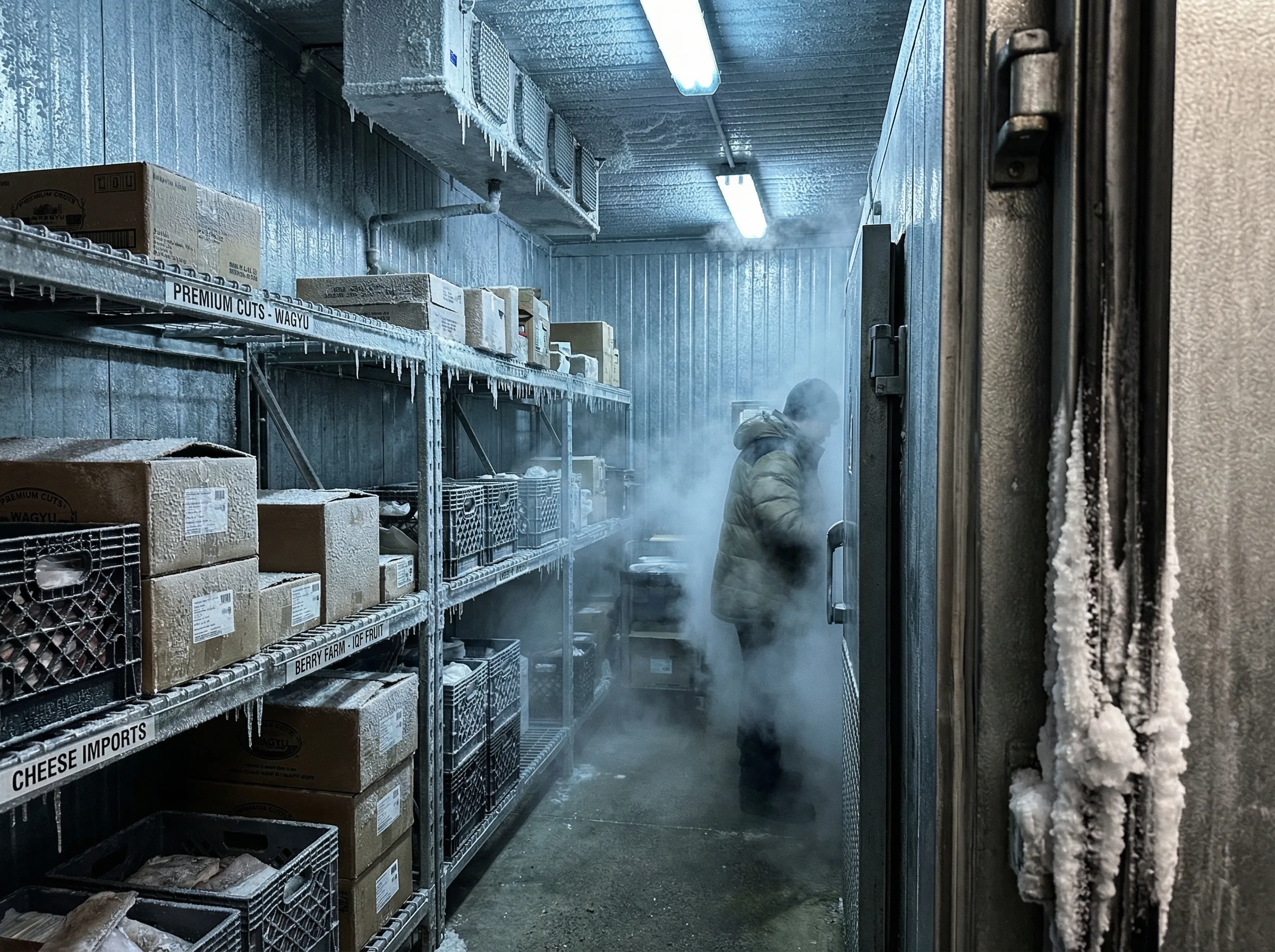 Commercial walk-in freezer