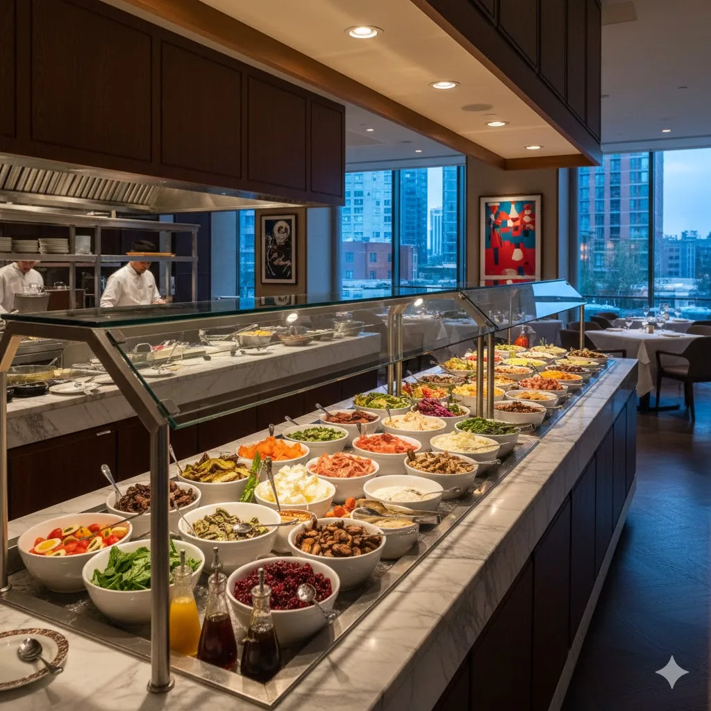 Commercial display case and salad bar refrigeration repair Los Angeles